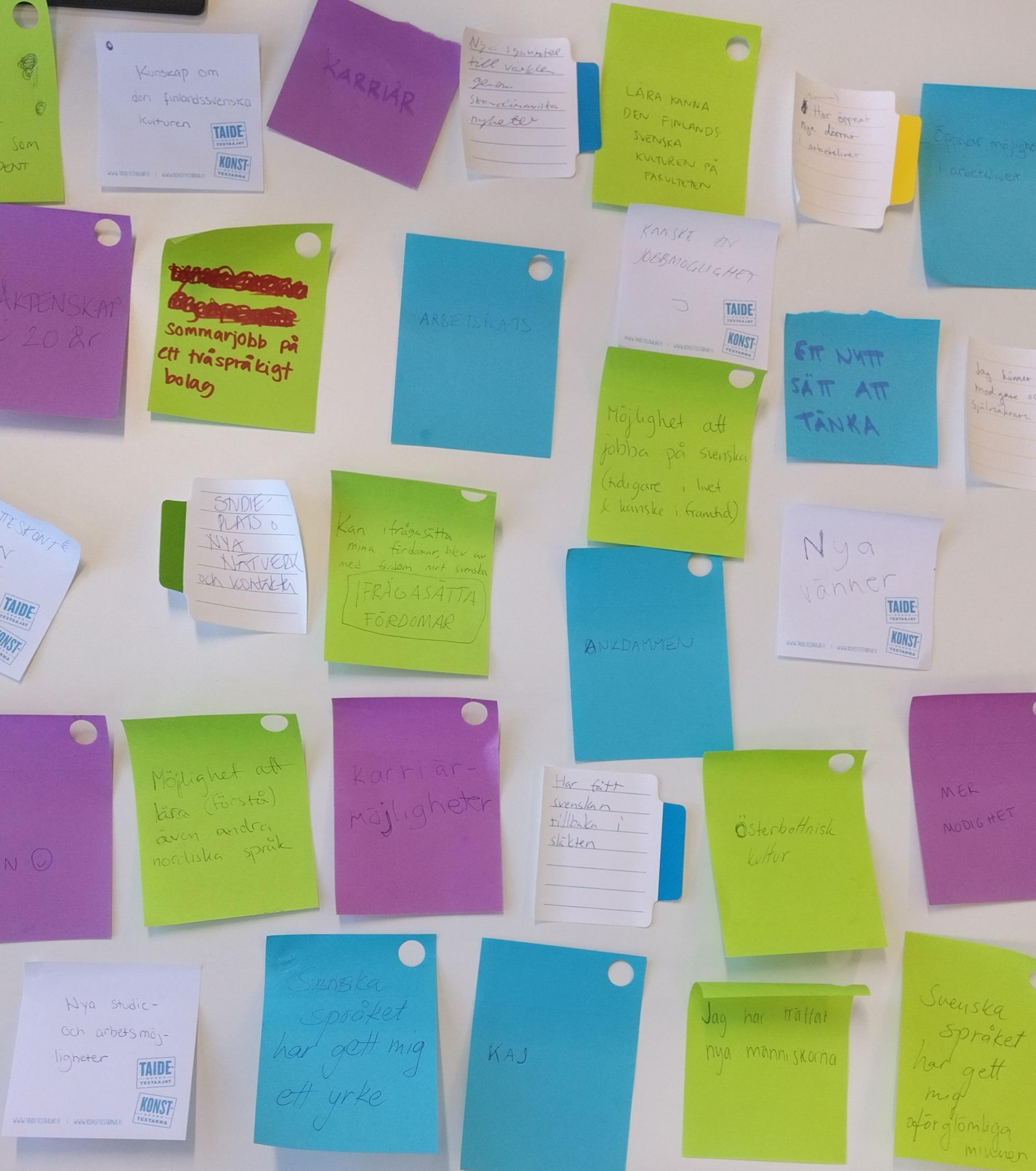 Språkmentorprogrammet-workshop-v2025-post-it-lappar